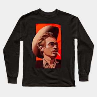 smoking cowboy Long Sleeve T-Shirt